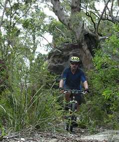 Linden Ridge singletrack - tony fathers
