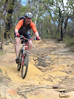 Ross rides Little Moab - tony fathers